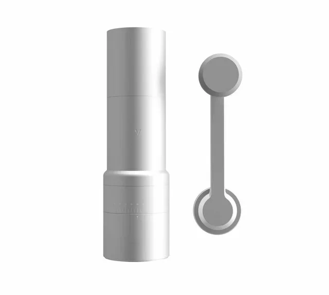 VARIA hybrid EVO electric and manual coffee grinder silver