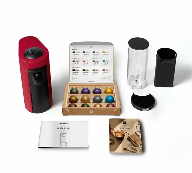 DeLonghi Vertuo Plus ENV150.R Rød Kapselmaskin