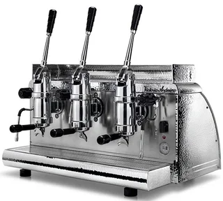 Victoria Arduino Athena Leva Kupfer - Professionelle Hebel-Espressomaschine 2 Gruppen