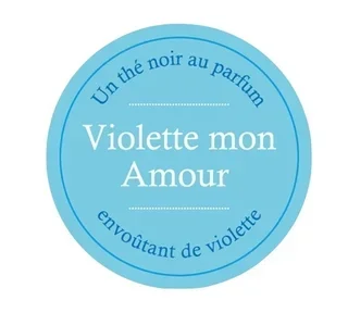 Violet Black Tea, My Love - Loose Leaf, 100g - FRENCH TEA COUNTER