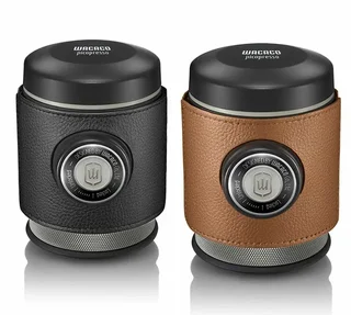 WACACO Picopresso Cover Set - Faux Leather Black &amp; Brown