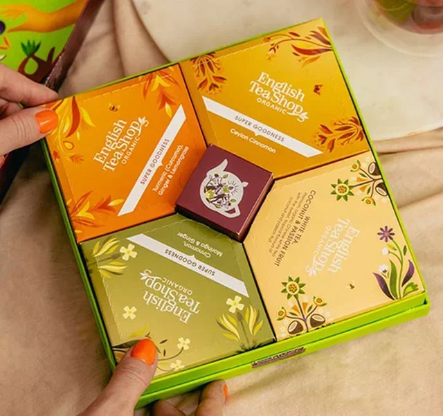 Confezione Benessere - Momento per sé Bio &amp; Equo Solidale - 32 bustine - ENGLISH TEA SHOP