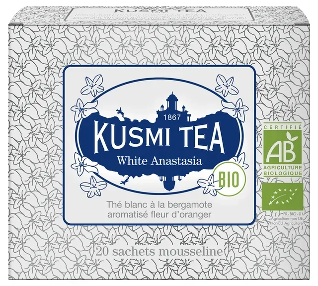 Tè Bianco White Anastasia Bio - 20 bustine - KUSMI TEA