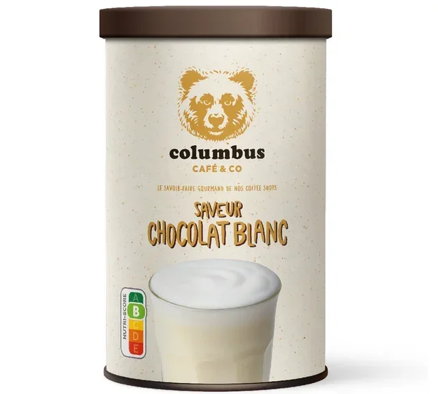 COLUMBUS &amp; CO Vitt Chokladpulver - Lösvikt 350g