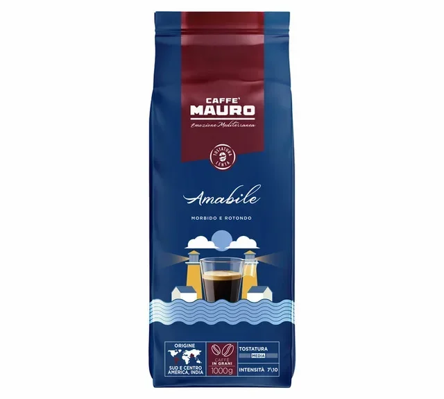 Whole Bean Coffee 1kg - Amabile - CAFFÈ MAURO