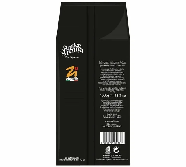 Whole Bean Coffee 1kg Antico Aroma - ZICAFFÈ