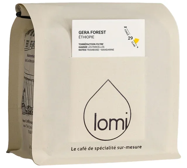 Whole Bean Coffee 250g - Ethiopia Gera Forest Honey Organic - CAFÉ LOMI