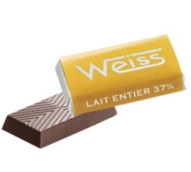 Млечен шоколад 37% какао с пълномаслено мляко - 40 napolitains - MAISON WEISS