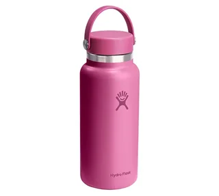 HYDRO FLASK termosflaske med Wide Mouth Flex Cap, rosa, 94 cl