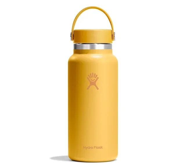 HYDRO FLASK hőtartó palack, széles szájú Flex Cap kupakkal, Sunbeam, 94 cl