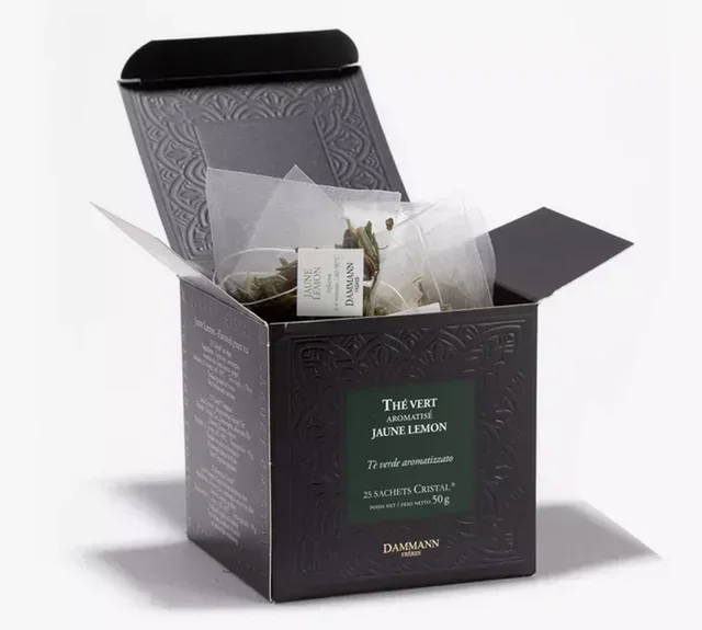 Sitron Grønn Te – 25 Teposer – DAMMANN FRÈRES