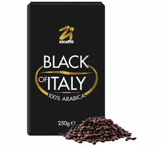 ZICAFFÈ Black of Italy - Caffè in Grani 100% Arabica - 250 g