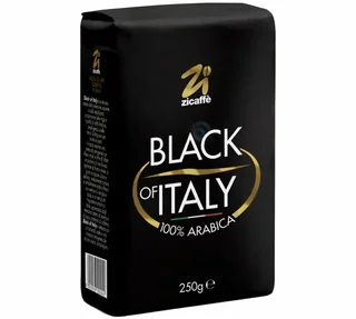 ZICAFFÈ Black of Italy - Caffè in Grani 100% Arabica - 250 g