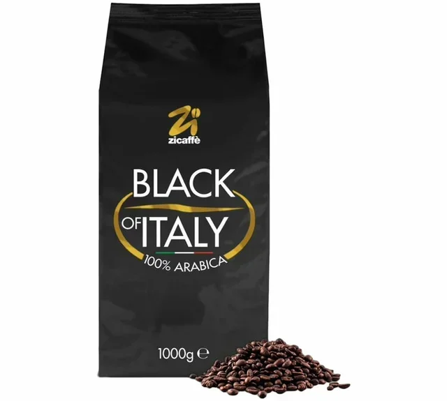 Zicaffè Black of Italy Whole Bean Coffee 1kg