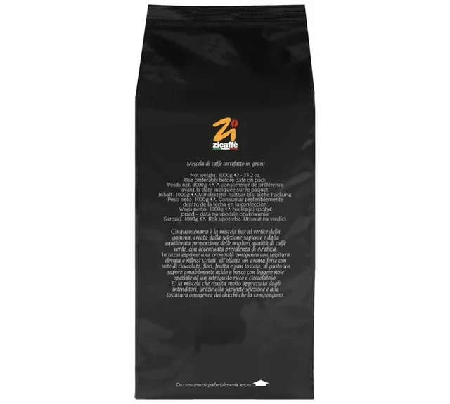 ZICAFFÉ Cinquantenario - Coffee Beans 1 kg
