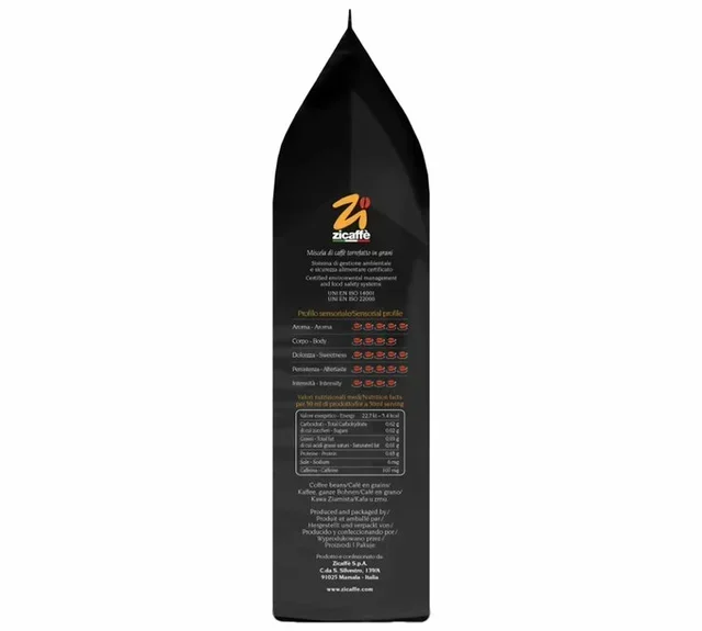 1 Kg Ganze Bohne Kaffee Cinquantenario für Profis - Zicaffè